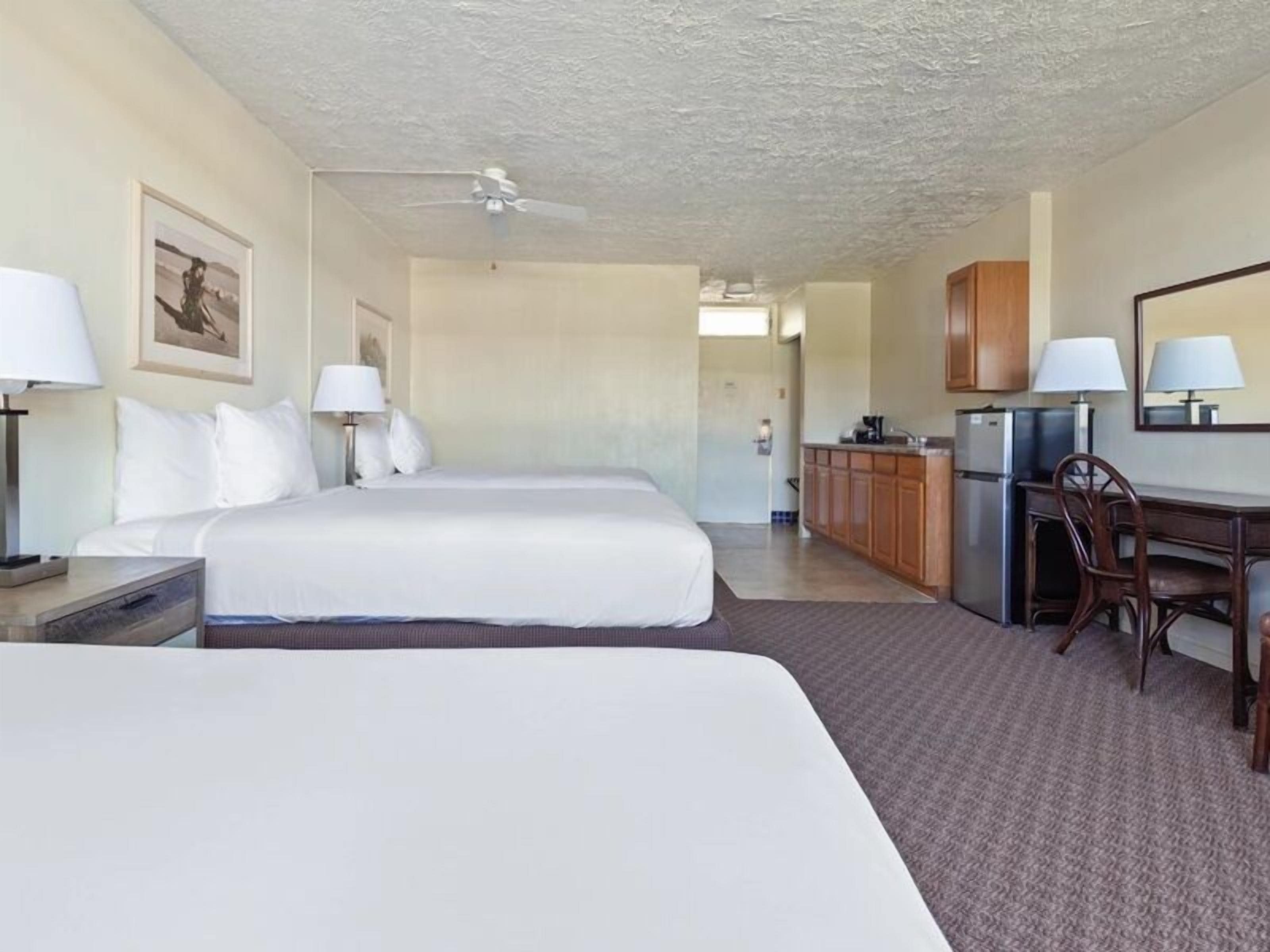 Room, Poolside (Three Beds) | Desk, laptop workspace, blackout drapes, iron/ironing board (on request)