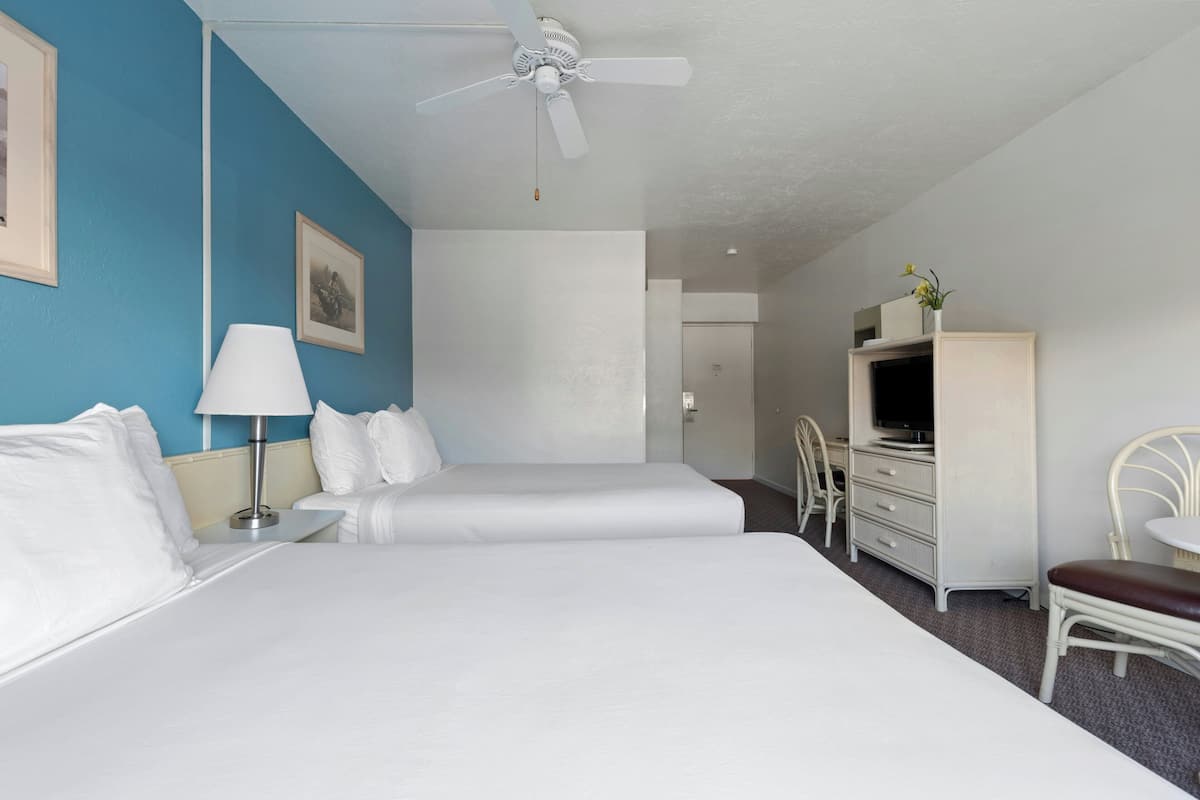 Standard Room, 2 Double Beds | Desk, laptop workspace, blackout curtains