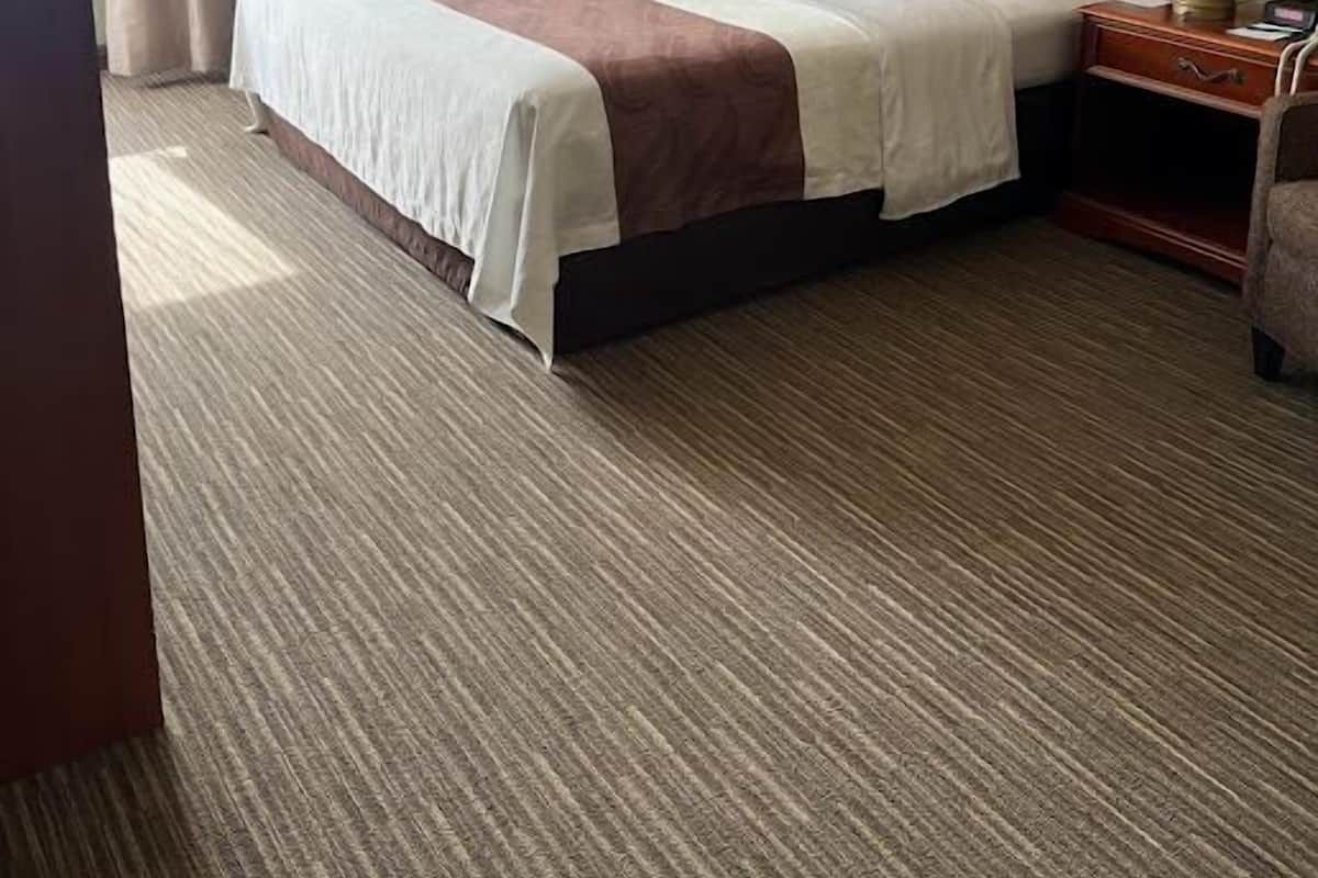 In-room safe, desk, laptop workspace, blackout curtains