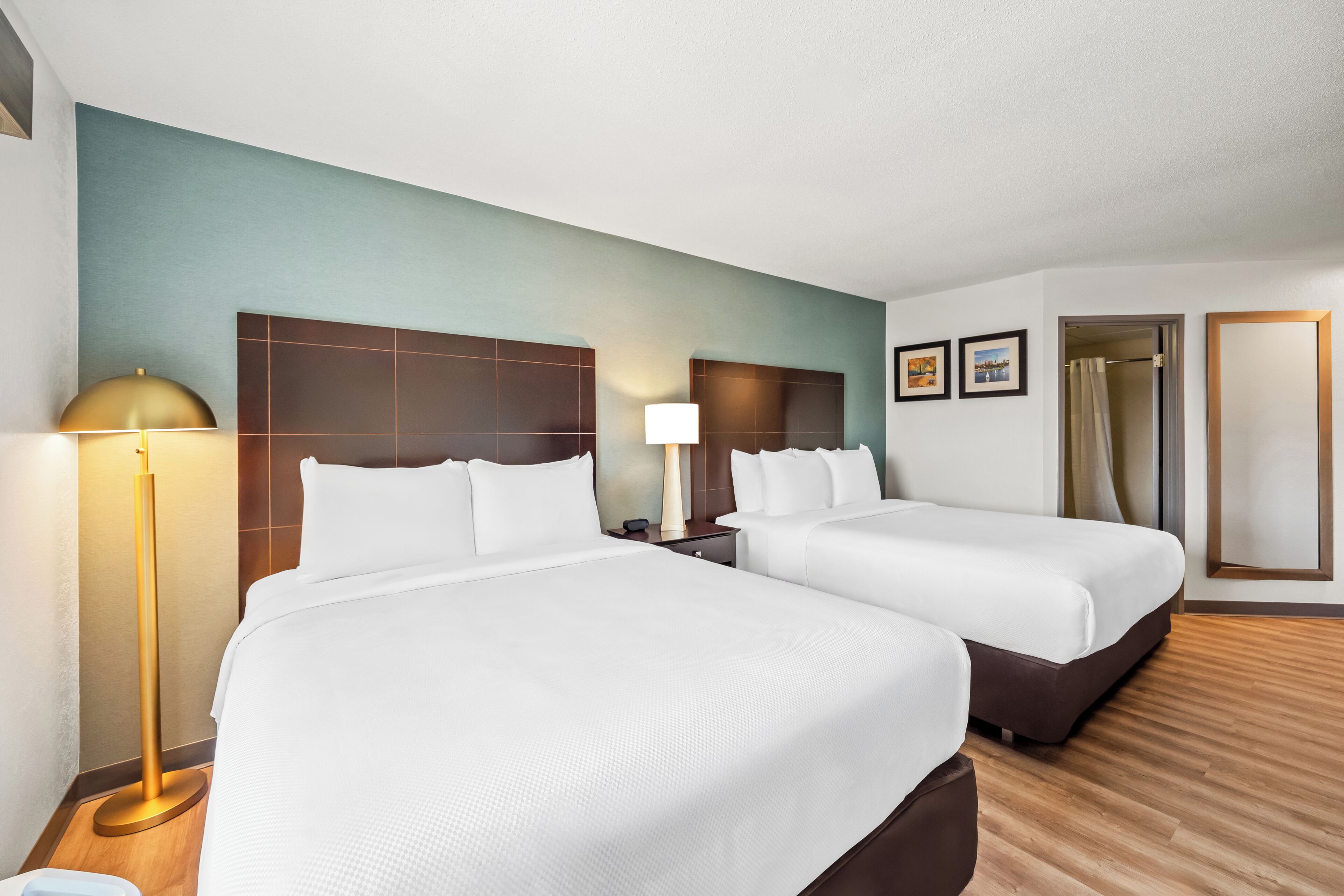 Desk, iron/ironing board, free cribs/infant beds, rollaway beds