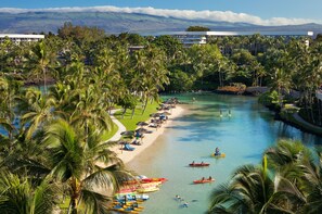 Private beach, white sand, beach cabanas, sun loungers