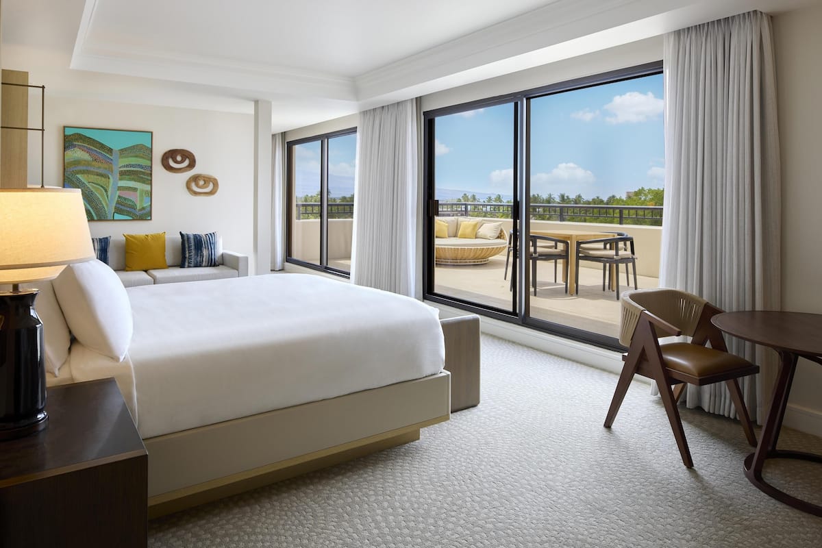 Palace Presidential Suite, 1 bedroom, Ocean View, 1 King Bed | Premium bedding, in-room safe, laptop workspace, iron/ironing board