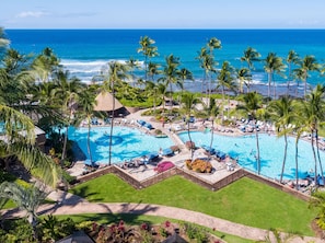 3 outdoor pools