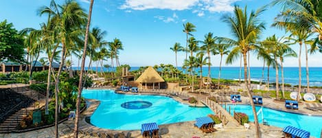 3 utendørsbassenger