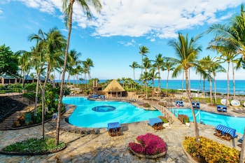 3 outdoor pools at Hilton Waikoloa Village