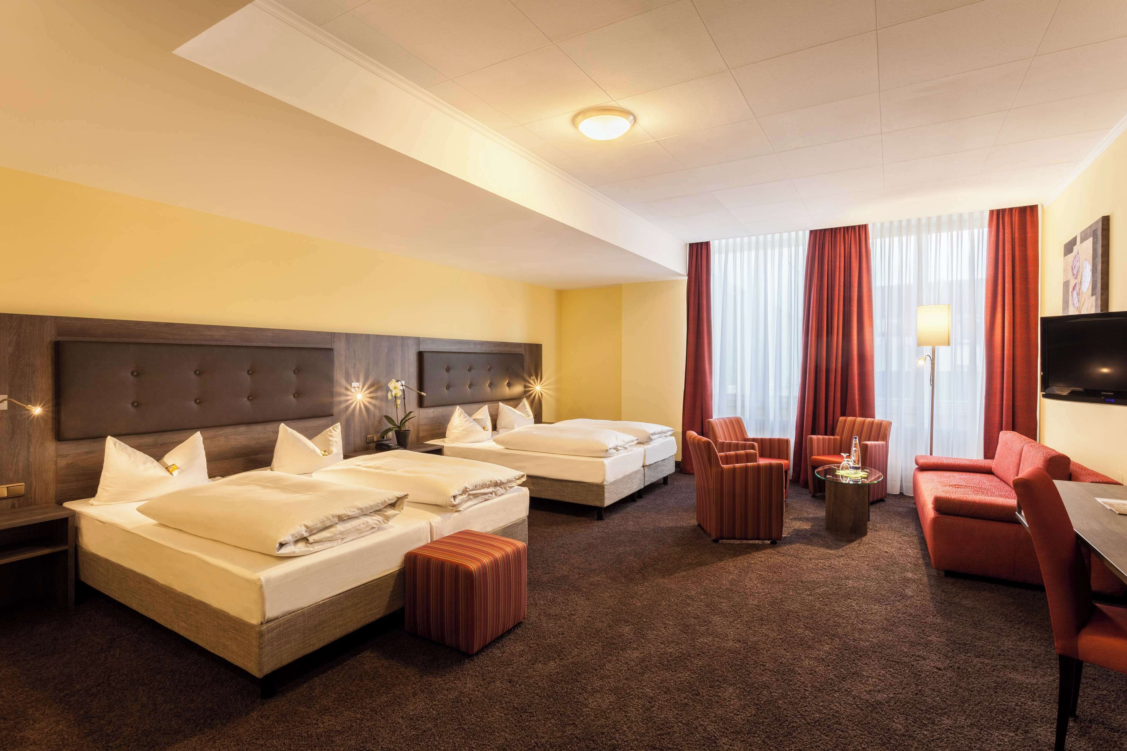 hypo-allergenic bedding, in-room safe, individually furnished, desk