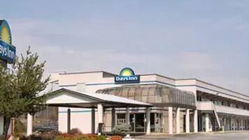 A szálláshely homlokzata