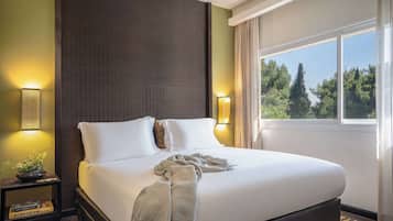 Superior Top Room | Sengetøy av topp kvalitet, minibar, safe på rommet og skrivebord