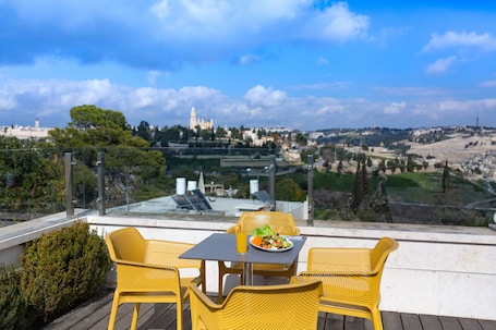 Terraza o patio. Dan Boutique Jerusalem