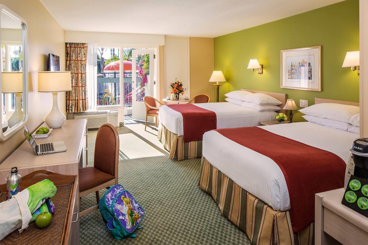 Economy Room, 2 Double Beds, Non Smoking (Building 3-6) | 1 bedroom, pillow-top beds, in-room safe, desk