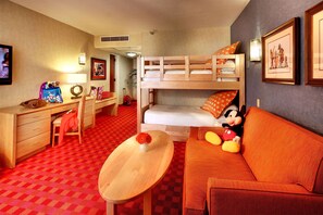 In-room safe, desk, laptop workspace, soundproofing