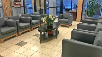 Sala de estar en el lobby
