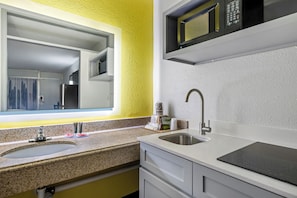 Individually furnished, desk, blackout drapes, soundproofing
