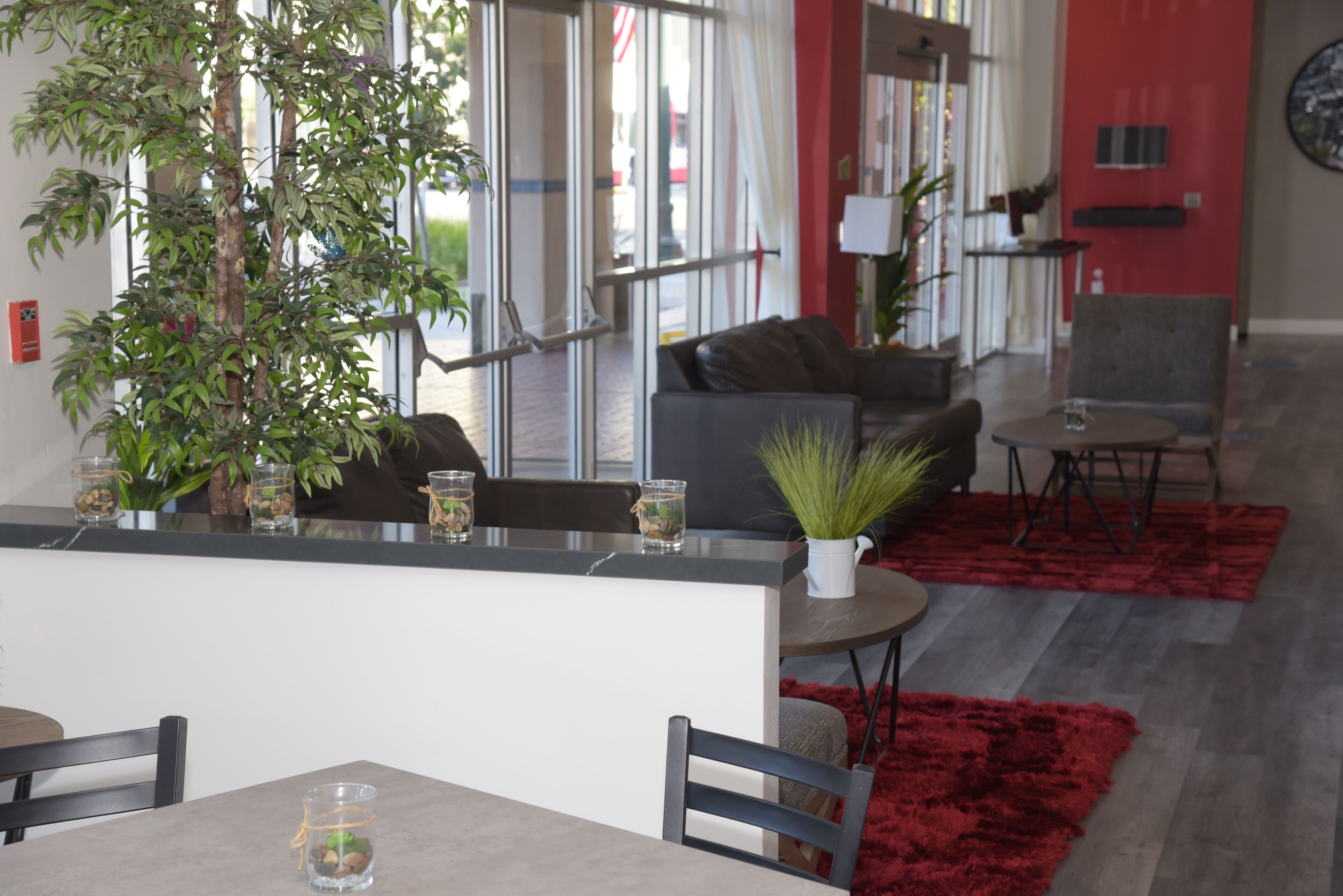 Lobby sitting area
