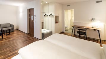 1 habitación y ropa de cama hipoalergénica