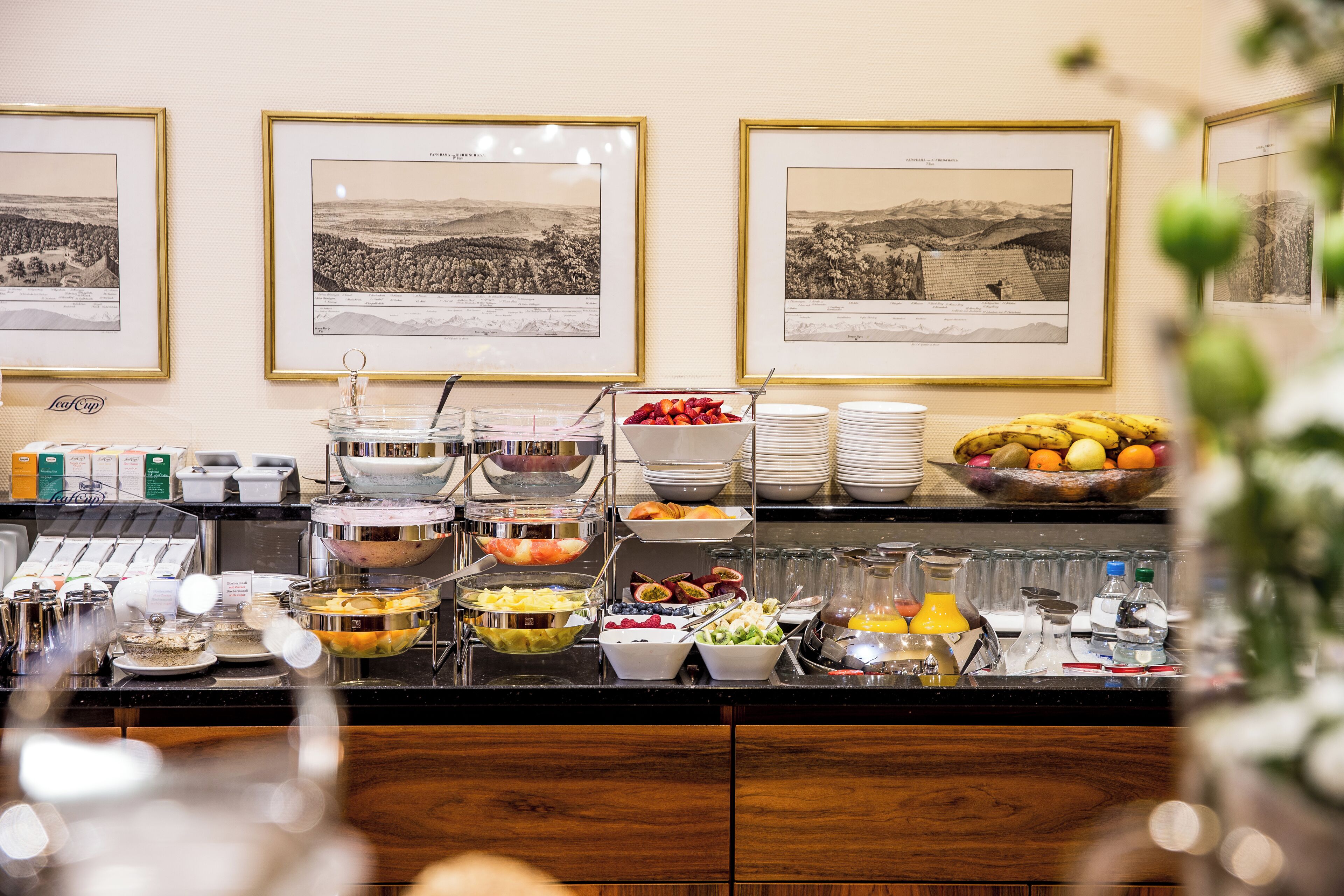 daily buffet breakfast (chf 30 per person)