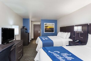 Standard Room, 2 Queen Beds (Pet Friendly) | In-room safe, desk, iron/ironing board, free cots/infant beds - Days Inn & Suites by Wyndham East Flagstaff (Flagstaff)