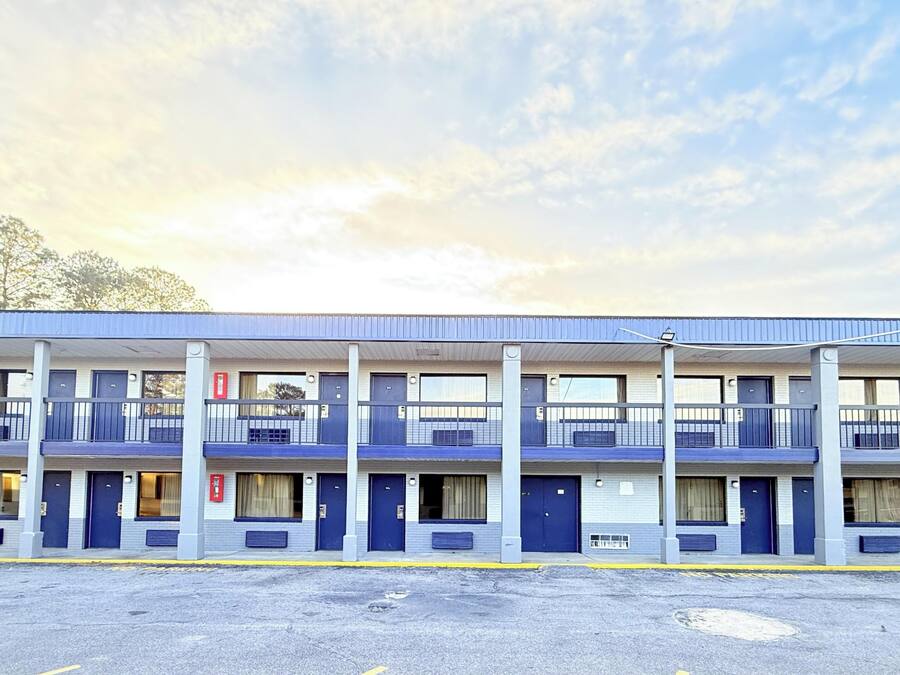 Overnatningsstedets facade