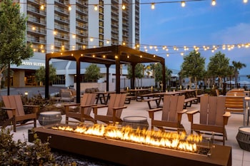 Patio, balcany or terrace at Hilton Myrtle Beach Resort