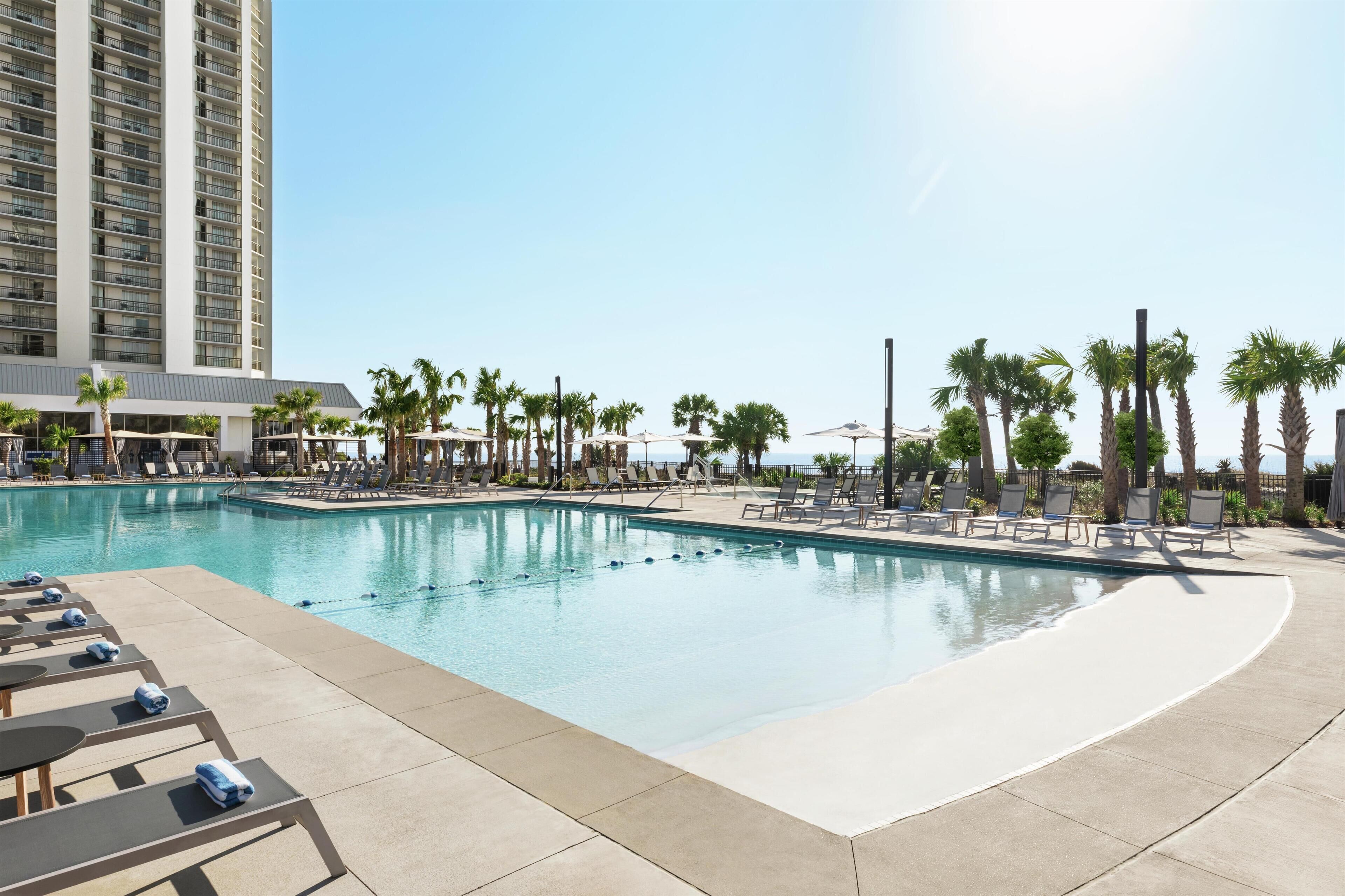 2 outdoor pools, cabanas (surcharge), sun loungers