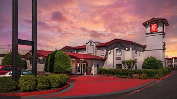 Front of property – evening/night