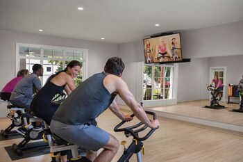 Fitness center at Embassy Suites by Hilton Myrtle Beach Oceanfront Resort