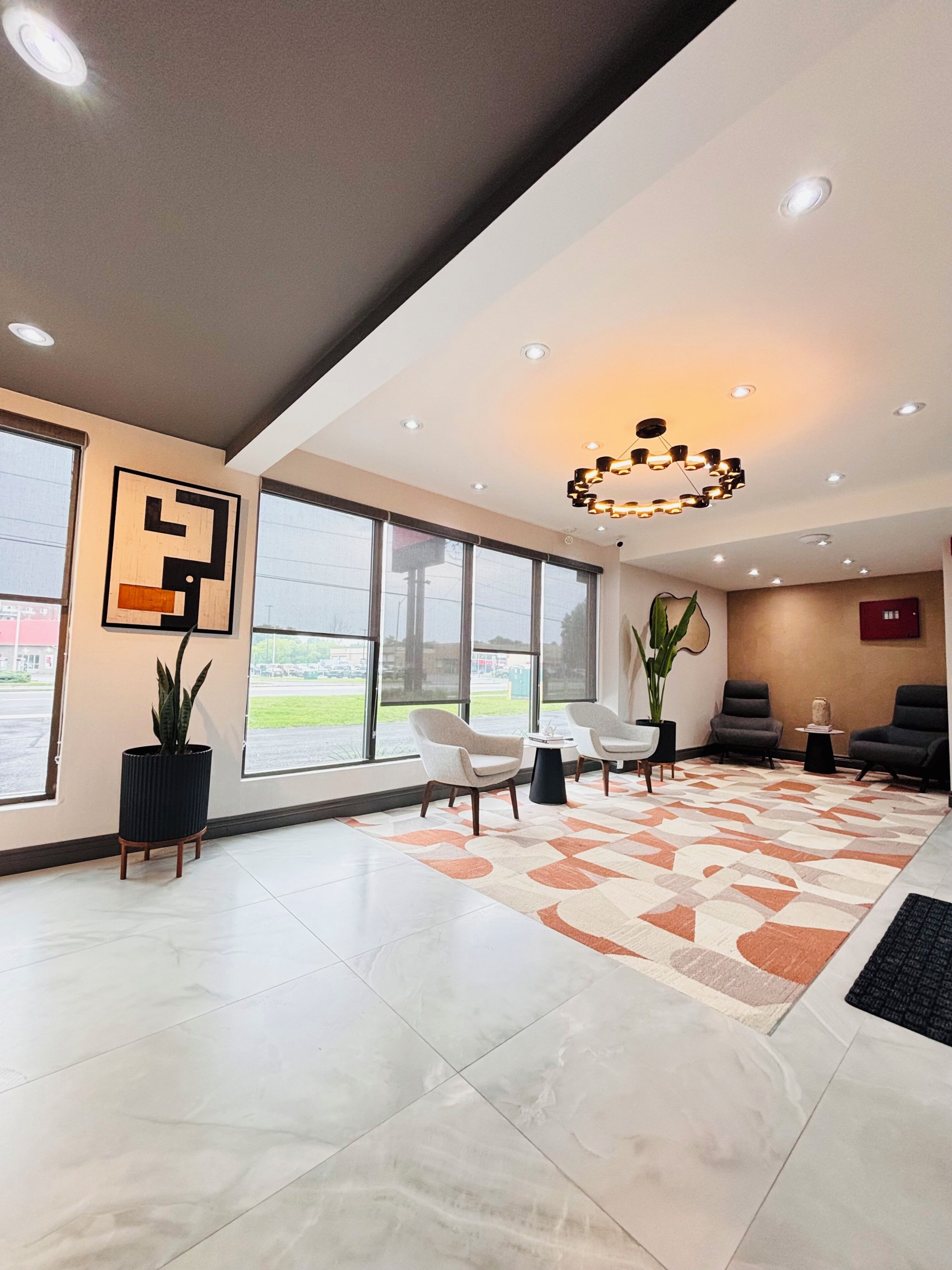 Lobby sitting area