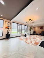 Sala de estar en el lobby