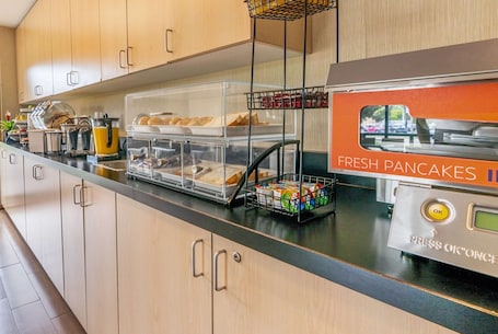 Free daily on-the-go breakfast