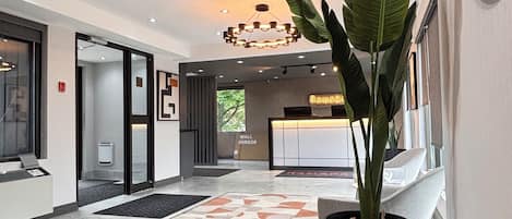 Sala de estar en el lobby