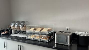 Free daily on-the-go breakfast