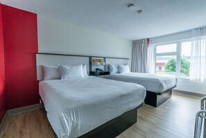 Rum - 2 queensize-sängar - icke-rökare (Second floor) | Ljudisolering, strykjärn/strykbräda, gratis wi-fi och sängkläder
