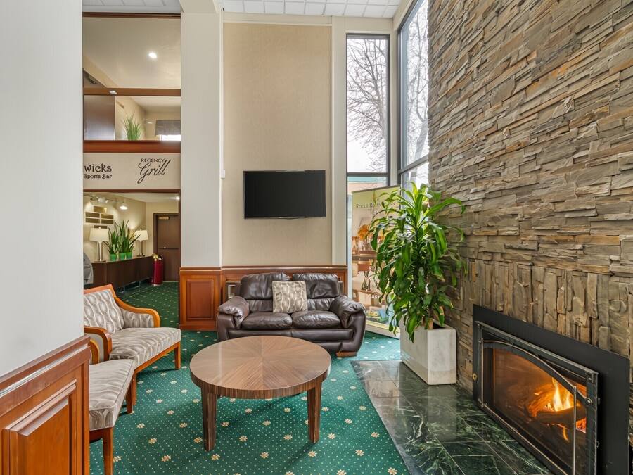 Sitteområde i lobbyen