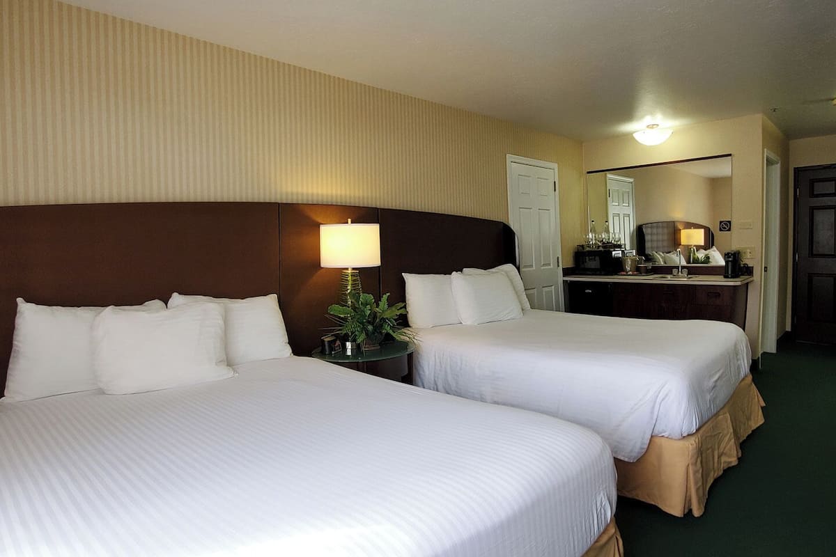 Premium bedding, desk, iron/ironing board, rollaway beds