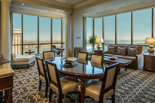 Luxury Room (Parlor) | Living area | 37-inch LCD TV with cable channels, Smart TV, pay movies
