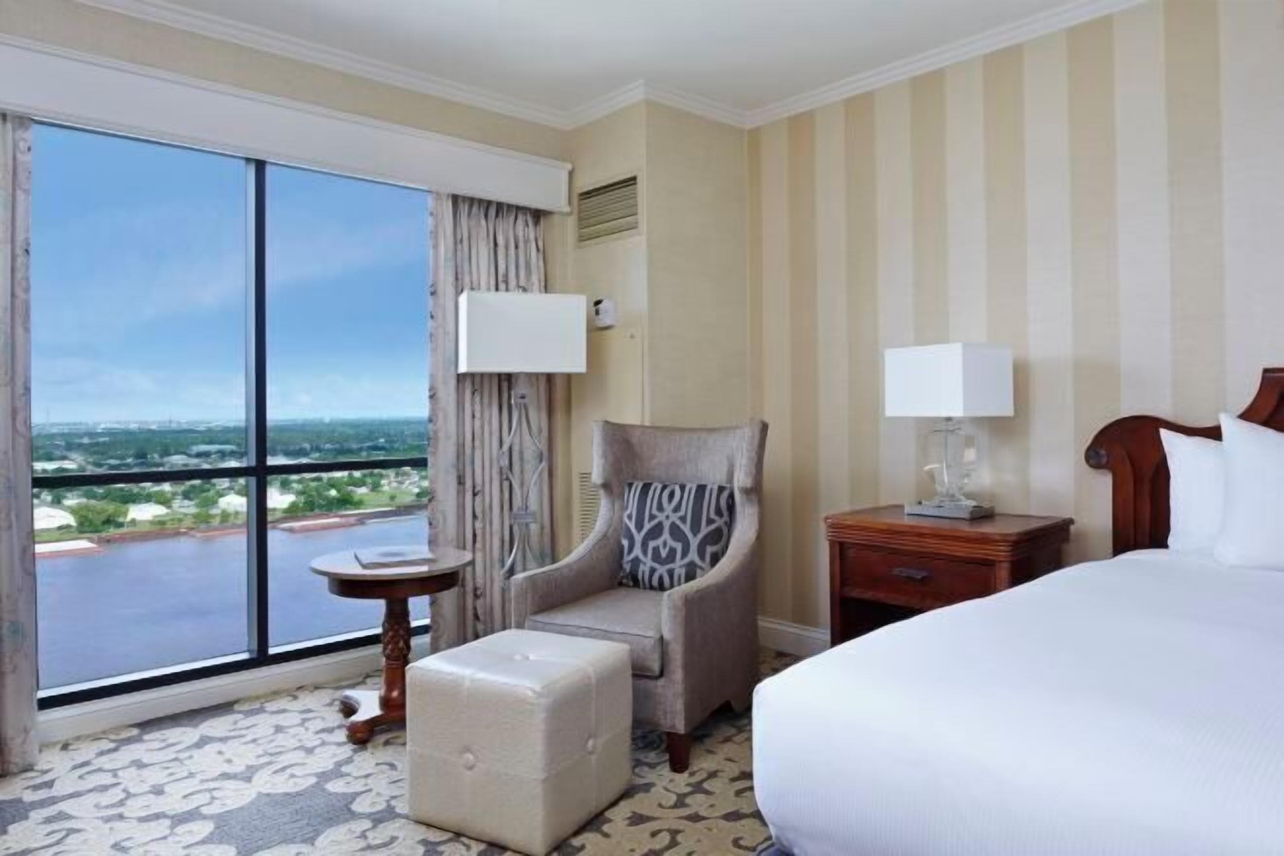 Premium bedding, down duvets, pillow-top beds, in-room safe