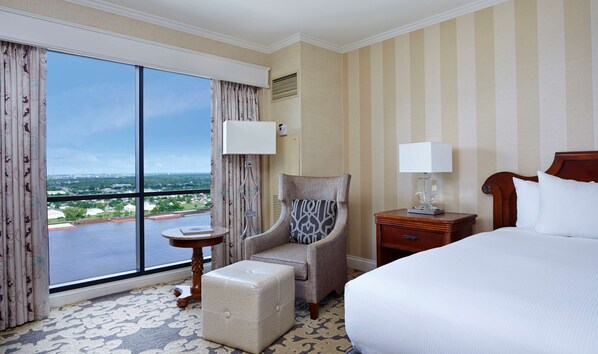 Premium bedding, down duvets, pillow-top beds, in-room safe