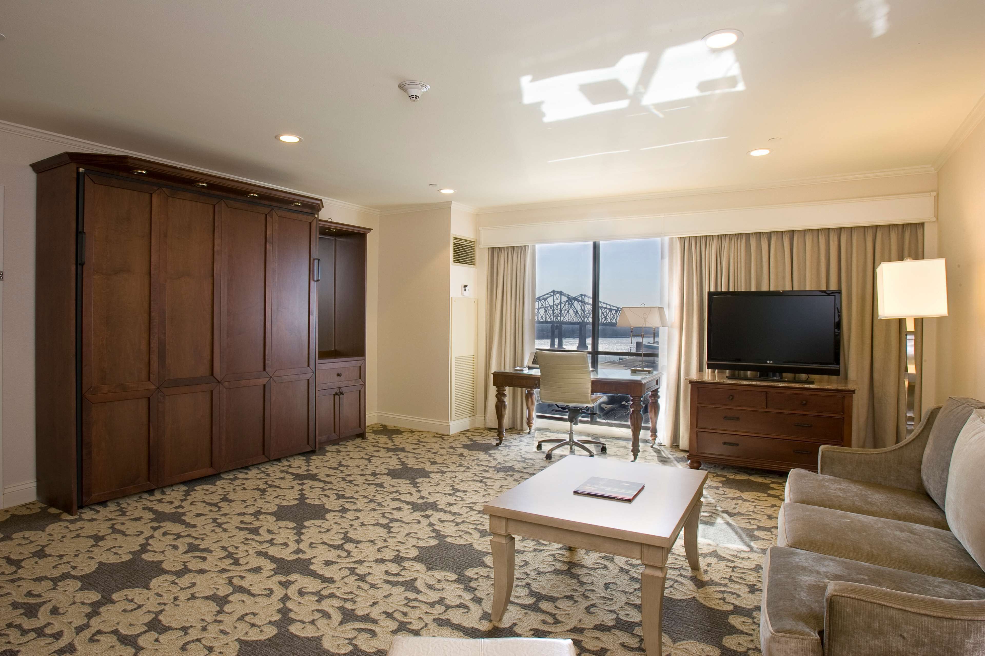 Premium bedding, down comforters, pillowtop beds, in-room safe