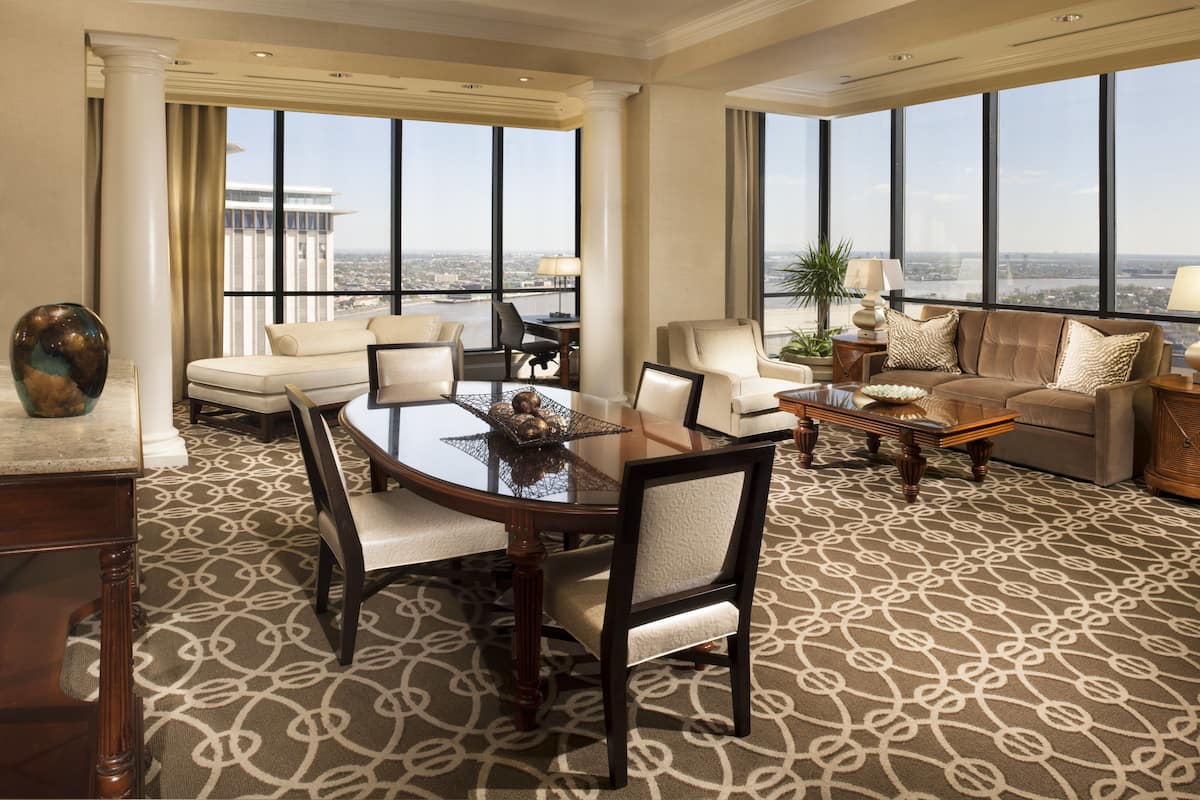 Spiseområde på rommet