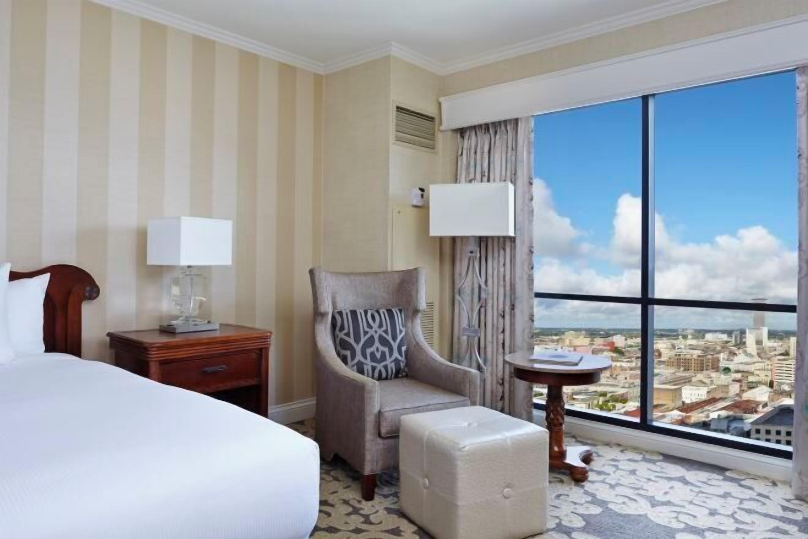 Premium bedding, down duvets, pillow-top beds, in-room safe