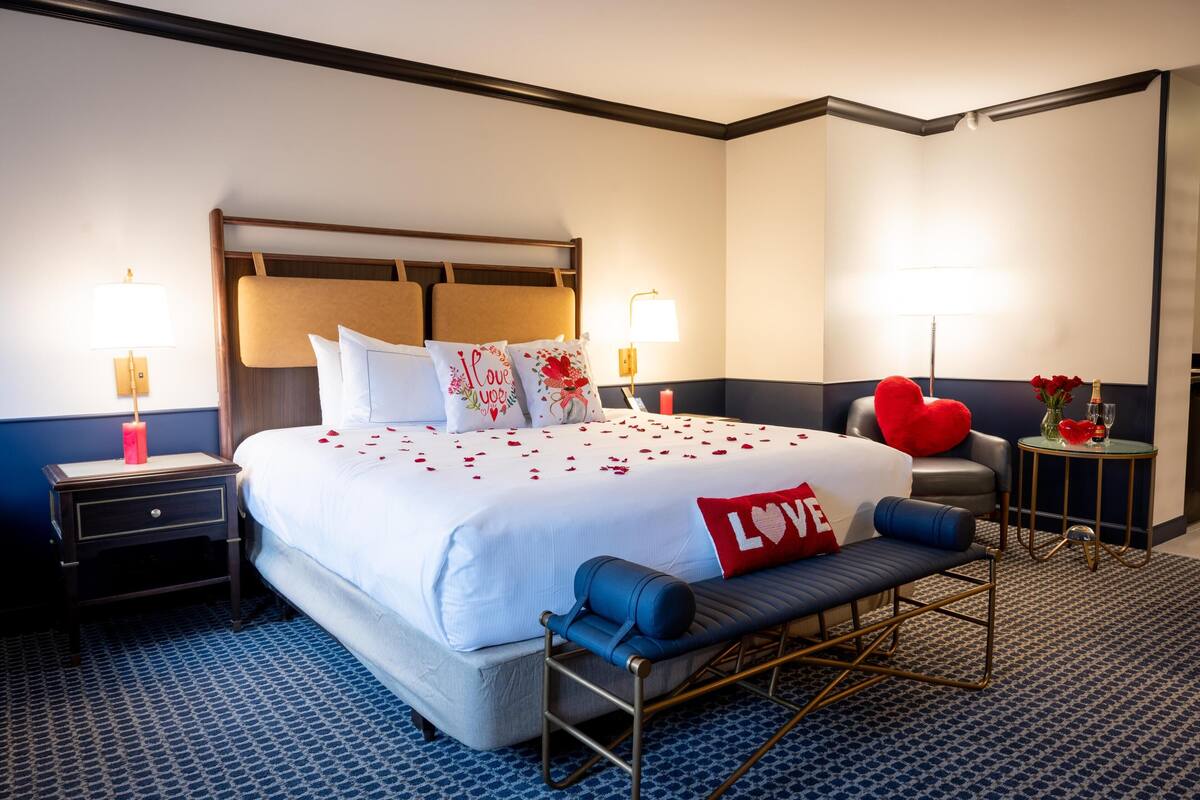 Premium bedding, down duvets, pillow-top beds, in-room safe