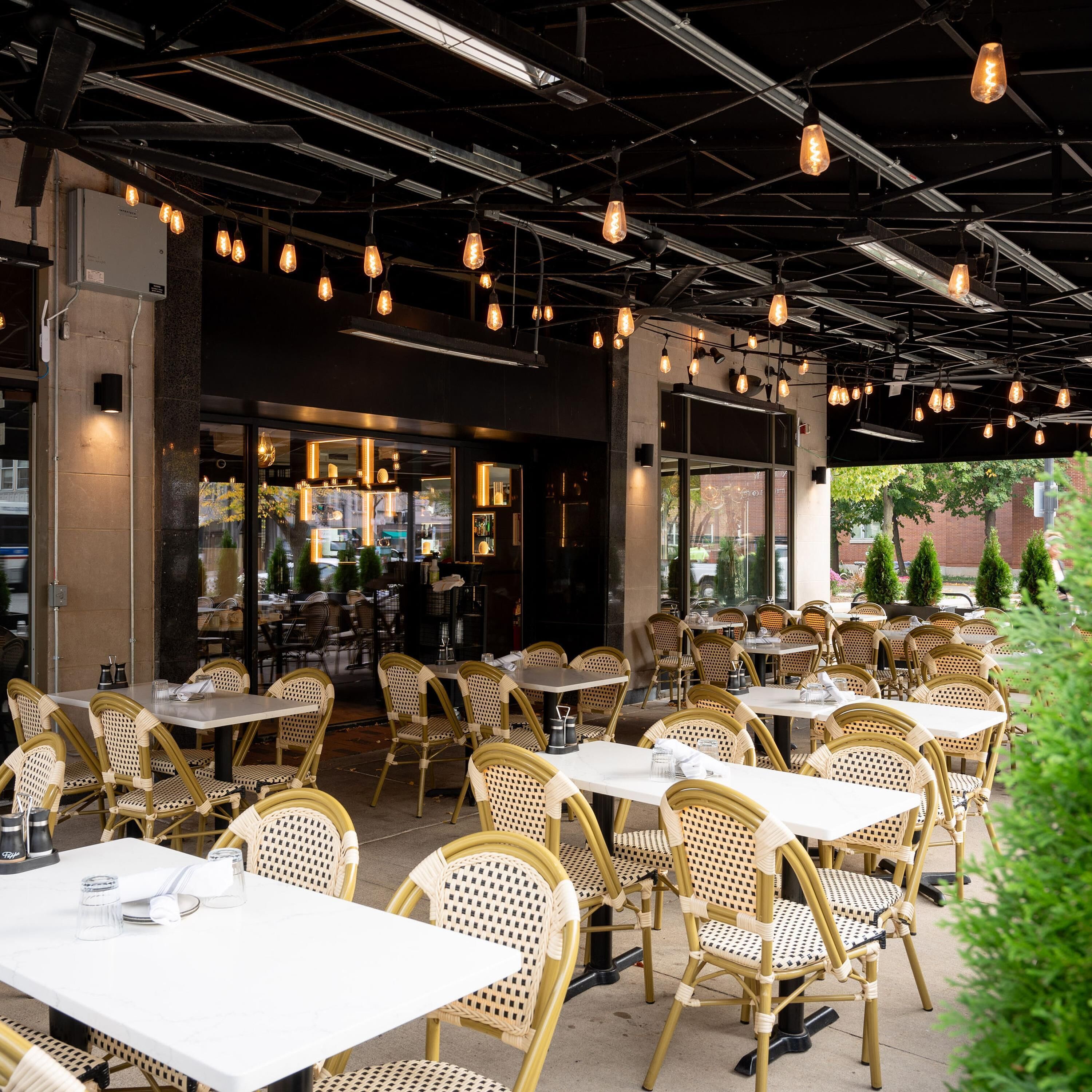 Breakfast, lunch and dinner served