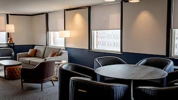 Presidential Suite, 1 King Bed | Living area