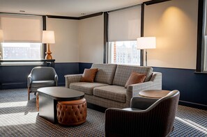 Presidential Suite, 1 King Bed | Living area