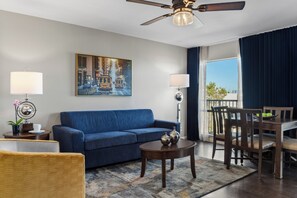 25-inch flat-screen TV with cable channels, TV, DVD player - Suites At Fishermans Wharf (San Francisco)