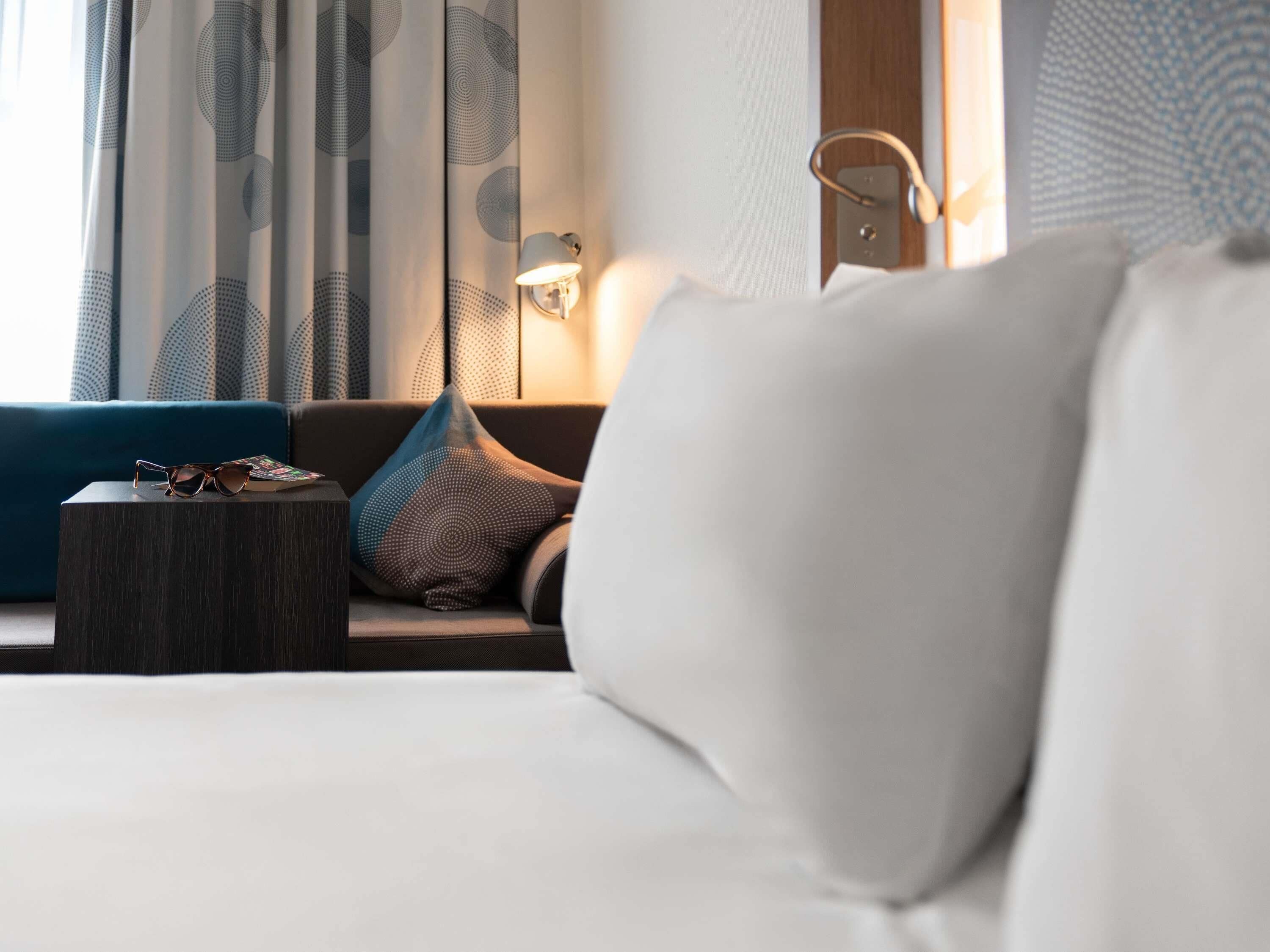 Premium-sengetøj, minibar, pengeskab på værelset, skrivebord