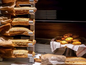 Daily buffet breakfast (EUR 18.50 per person)