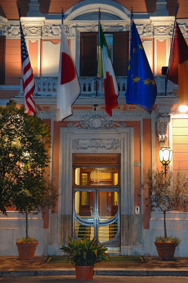 Front of property - evening/night