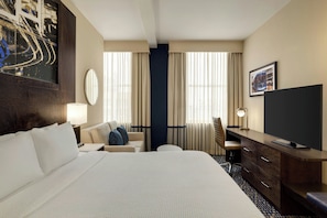 Room, 1 King Bed with Sofa bed | Premium bedding, in-room safe, desk, laptop workspace