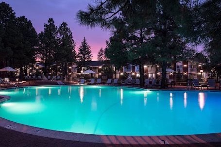 Seasonal outdoor pool. Little America Flagstaff